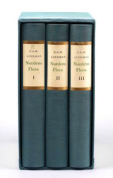 BOK, 3 vol, C A M Lindman, Nordens flora, Wahlström & Widstrand Stockholm 1964.