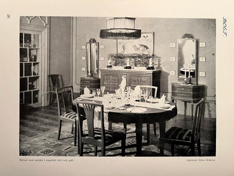 Otto Schulz, a pair of Swedish Grace console tables, Boet, Gothenburg, 1920s.