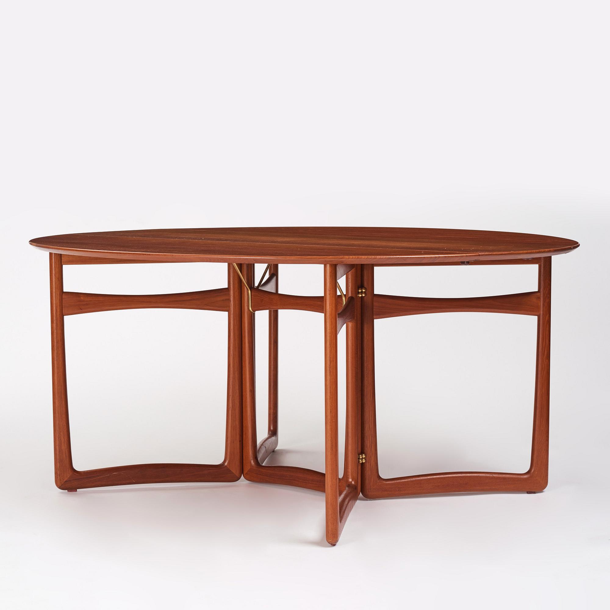 Peter Hvidt & Orla Mølgaard Nielsen, matbord, France & Son, Danmark 1950-60-tal.