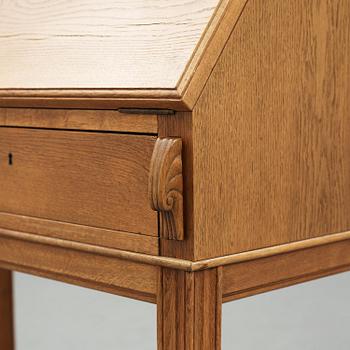 J. E. Blomqvist, a Swedish Grace writing cabinet with armchair, Uppsala, ca 1921.