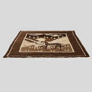 Antique Baotou rug, China, circa 1900.