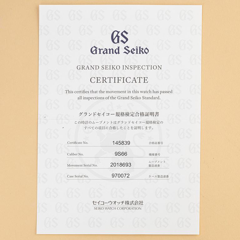 Grand Seiko, Elegance Collection, GMT, ca 2020.