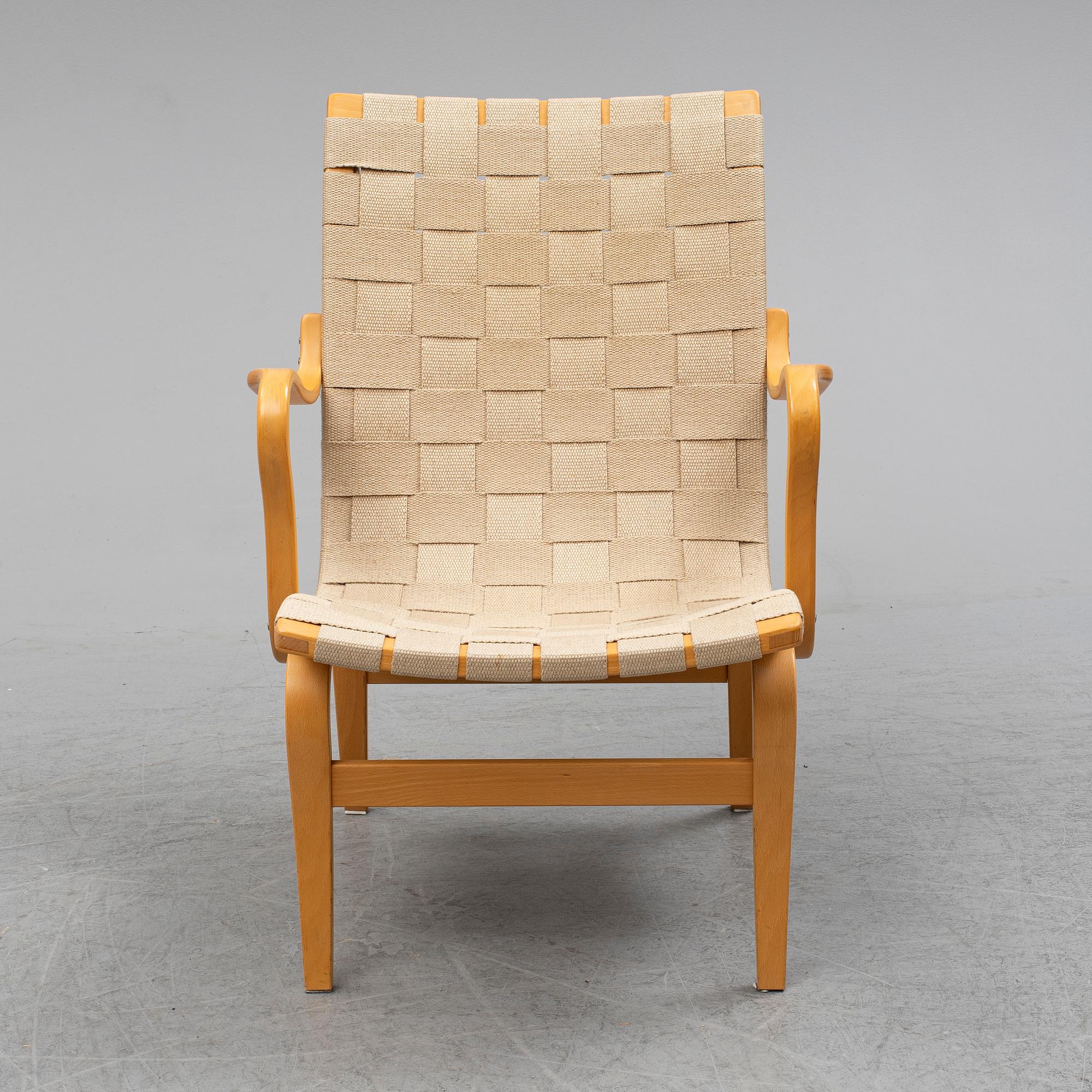 BRUNO MATHSSON, an 'Eva' easy chair, Dux.