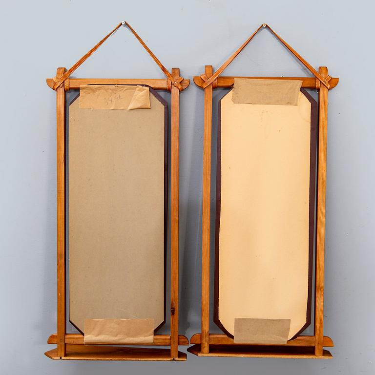 A pair of 1960/70s mirrors.