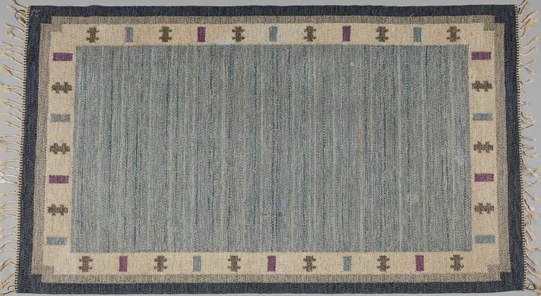 MATTA, rölakan, Ingegerd Silow, signerad IS, omkring 1900-talets mitt. 136 x 203 cm.