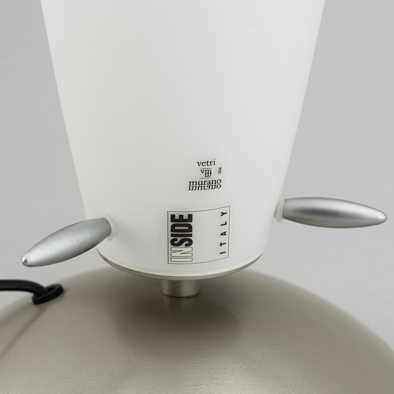 A Vetri Murano, Italy table lamp.
