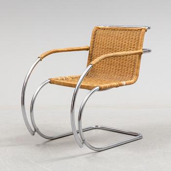 LUDWIG MIES VAN DER ROHE, KARMSTOL, "MR 20", formgiven 1927.