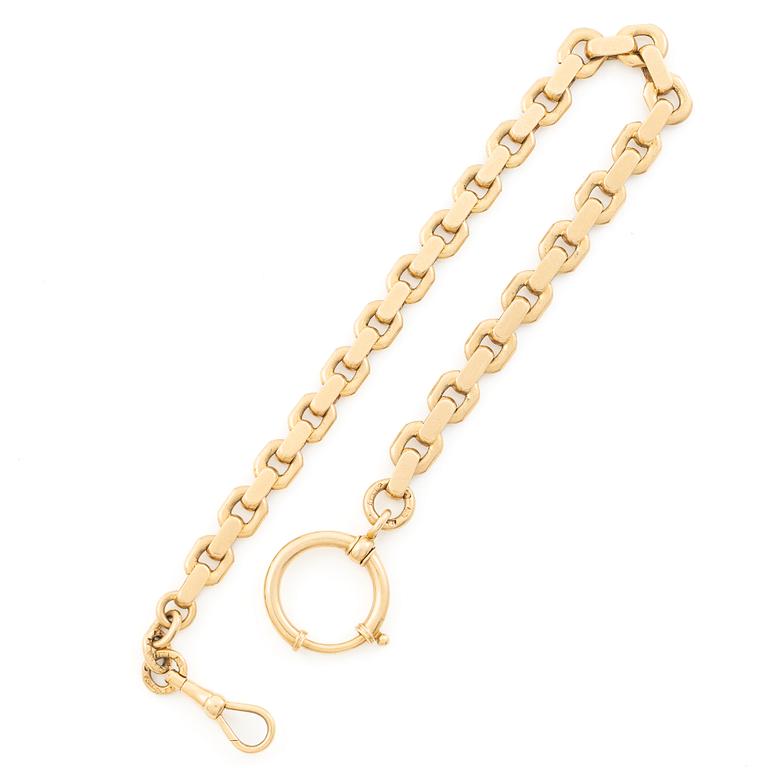 Watch chain, 18k gold, G. Dahlgren & Co, Malmö, 1930.
