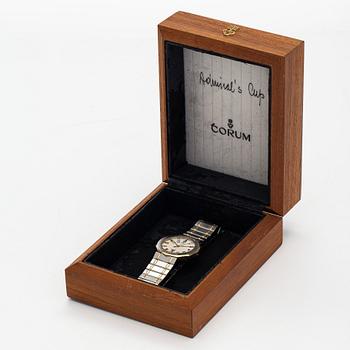 Corum, Admiral's cup, 35 mm, guld / stål, quartz.