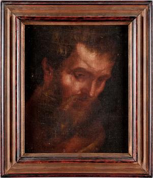 OKÄND KONSTNÄR, olja på uppfodrad duk, 1700/1800-tal.