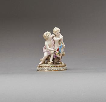FIGURIN, Meissen, tidigt 1900-tal, porslin.
