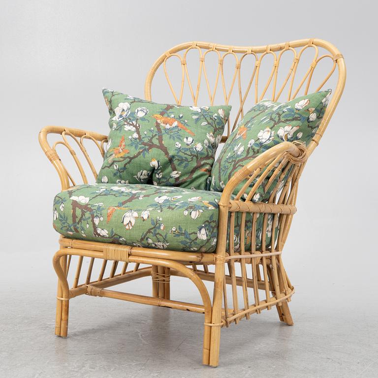 Josef Frank, fåtölj, modell B 311, Firma Svenskt Tenn.