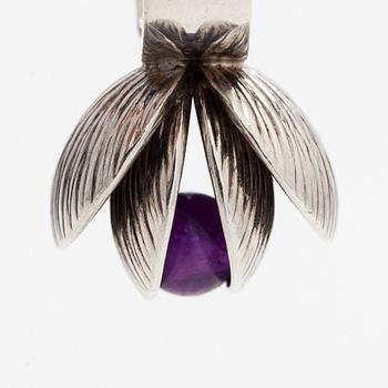 Elis Kauppi, sormus, ametisti, hopea, Kupittaan Kulta, Turku 1970.