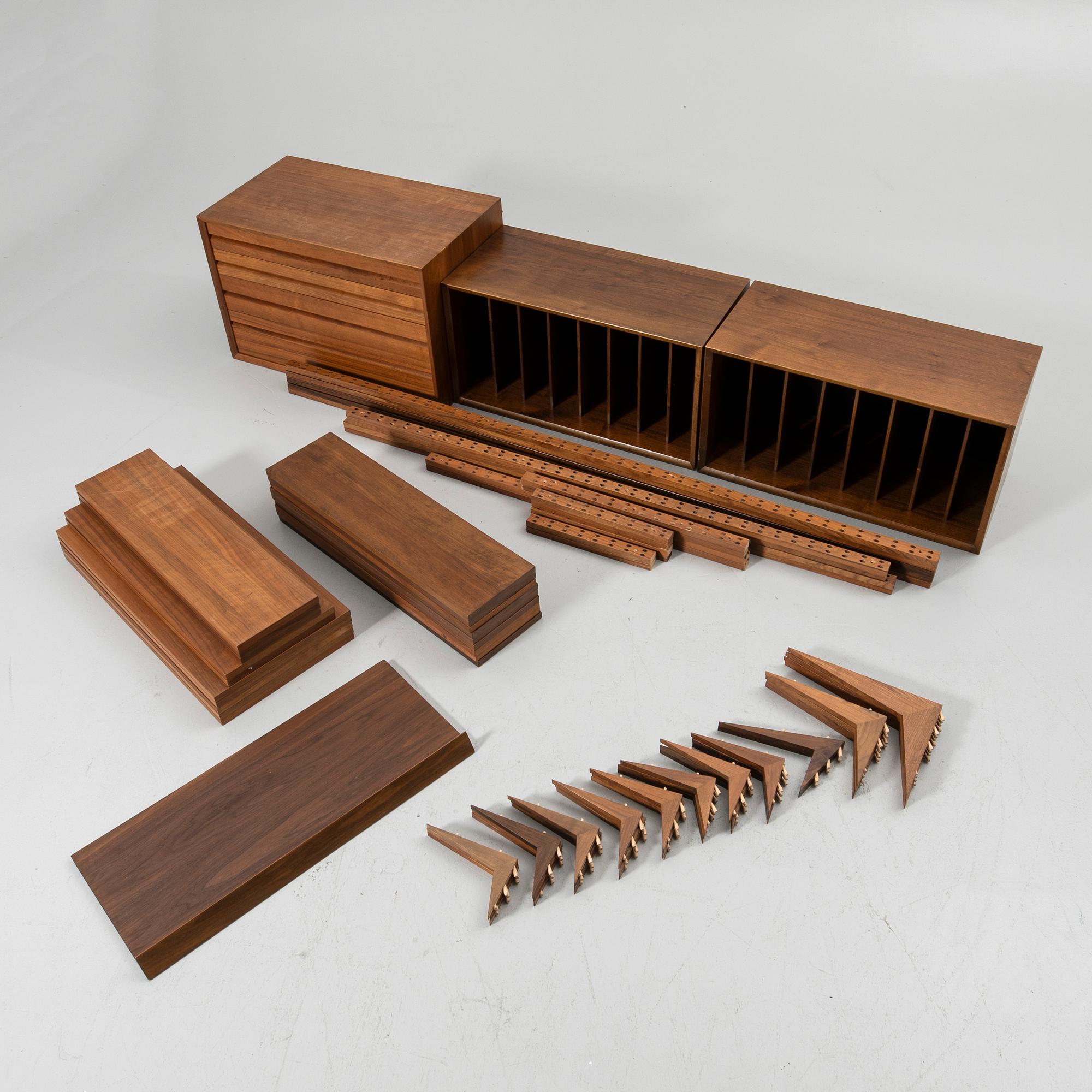 Poul Cadovius, Hyllsystem, "System Cado", teak, Danmark 1960-tal.