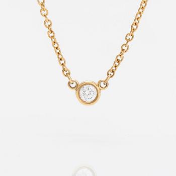 Tiffany & Co, Elsa Peretti, necklace, 'Diamonds by the Yard', 18K gold with a diamond approx. 0.05 ct.