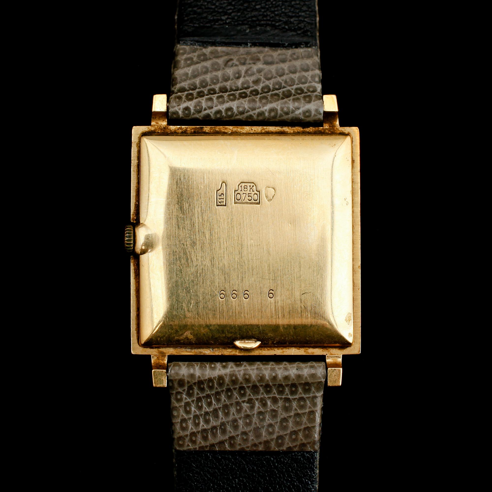 ARMBANDSUR, 18 k guld, Lejon, 1970-tal.