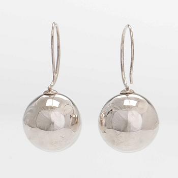 Efva Attling, a pair of sterling silver 'Balls' earrings.