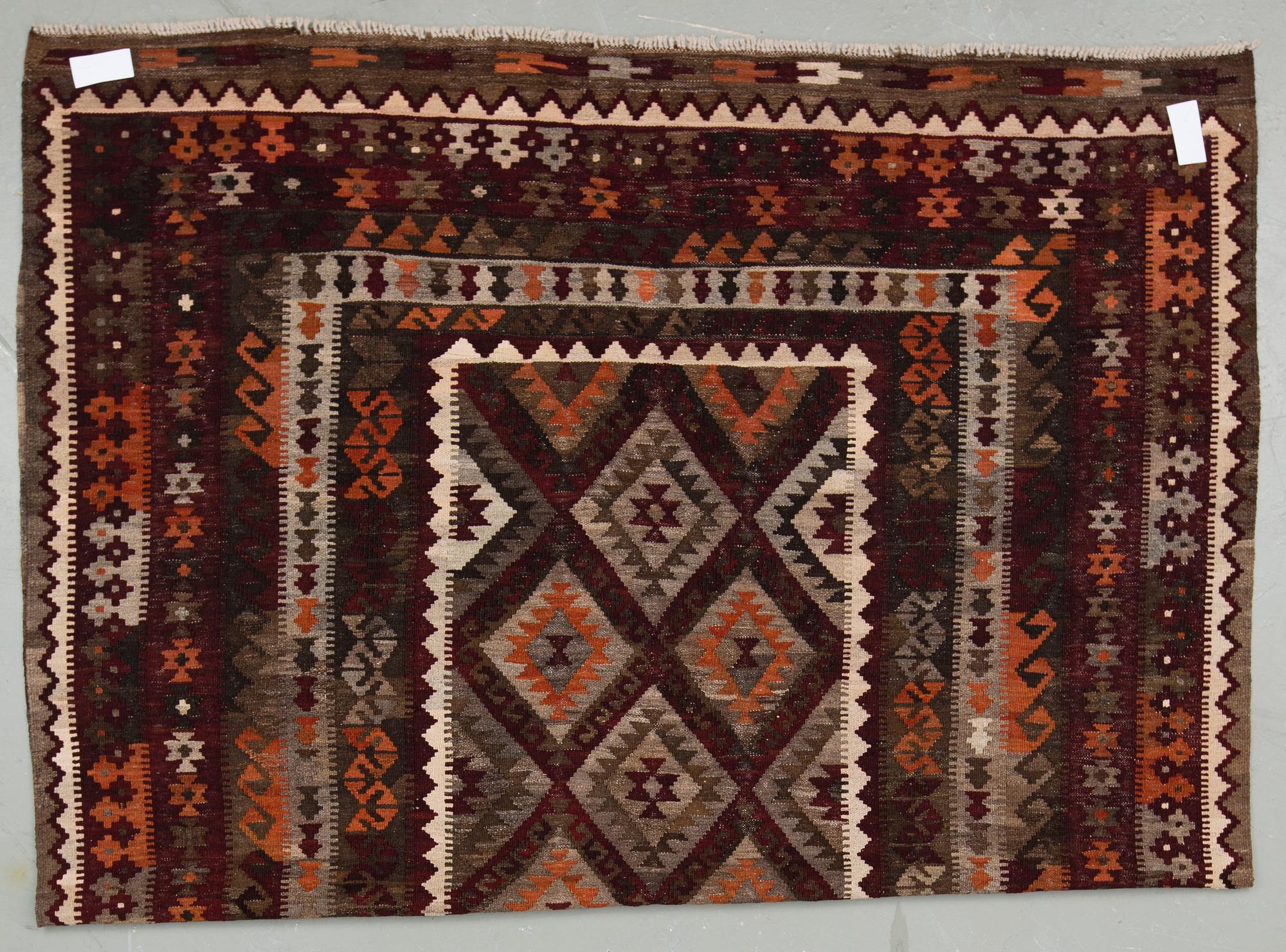 KELIM, Uzbekistan. Ca 252x185 cm.