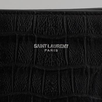 Yves Saint Laurent, a crocodile embossed 'Sac de Jour' leather handbag.