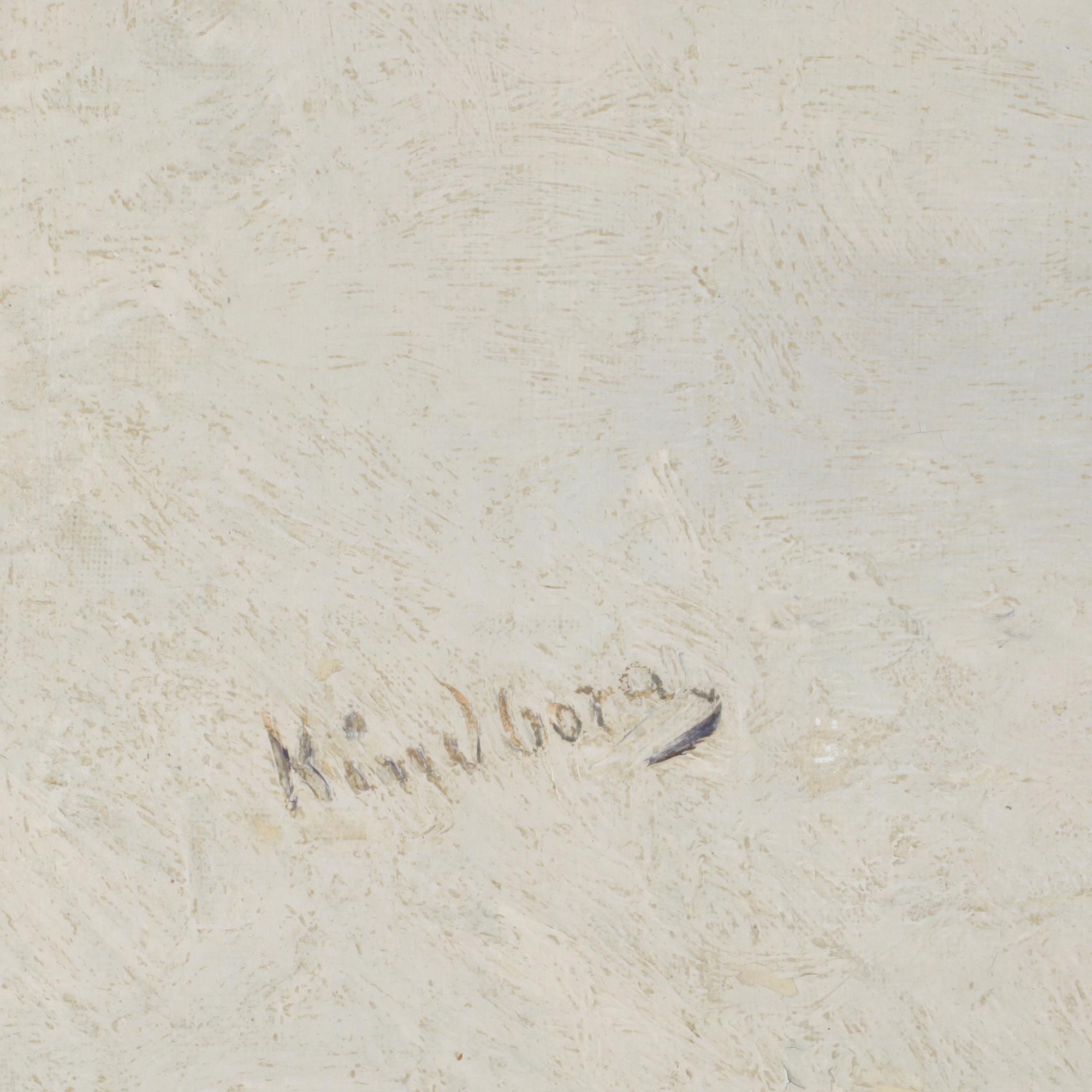 JOHAN KINDBORG, olja på duk. Sign.