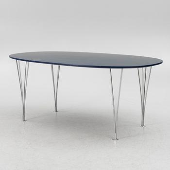 Bruno Mathsson & Piet Hein, a 'Superellipse' dining table, Bruno Mathsson International, Värnamo.