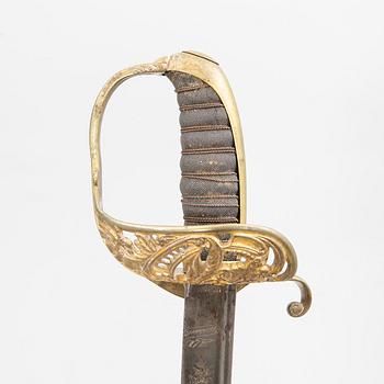 Sabel m/1859 för officer vid Infanteriet.