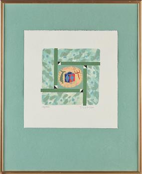 JOE TILSON, färglitografi, signerad och numrerad 131/250.