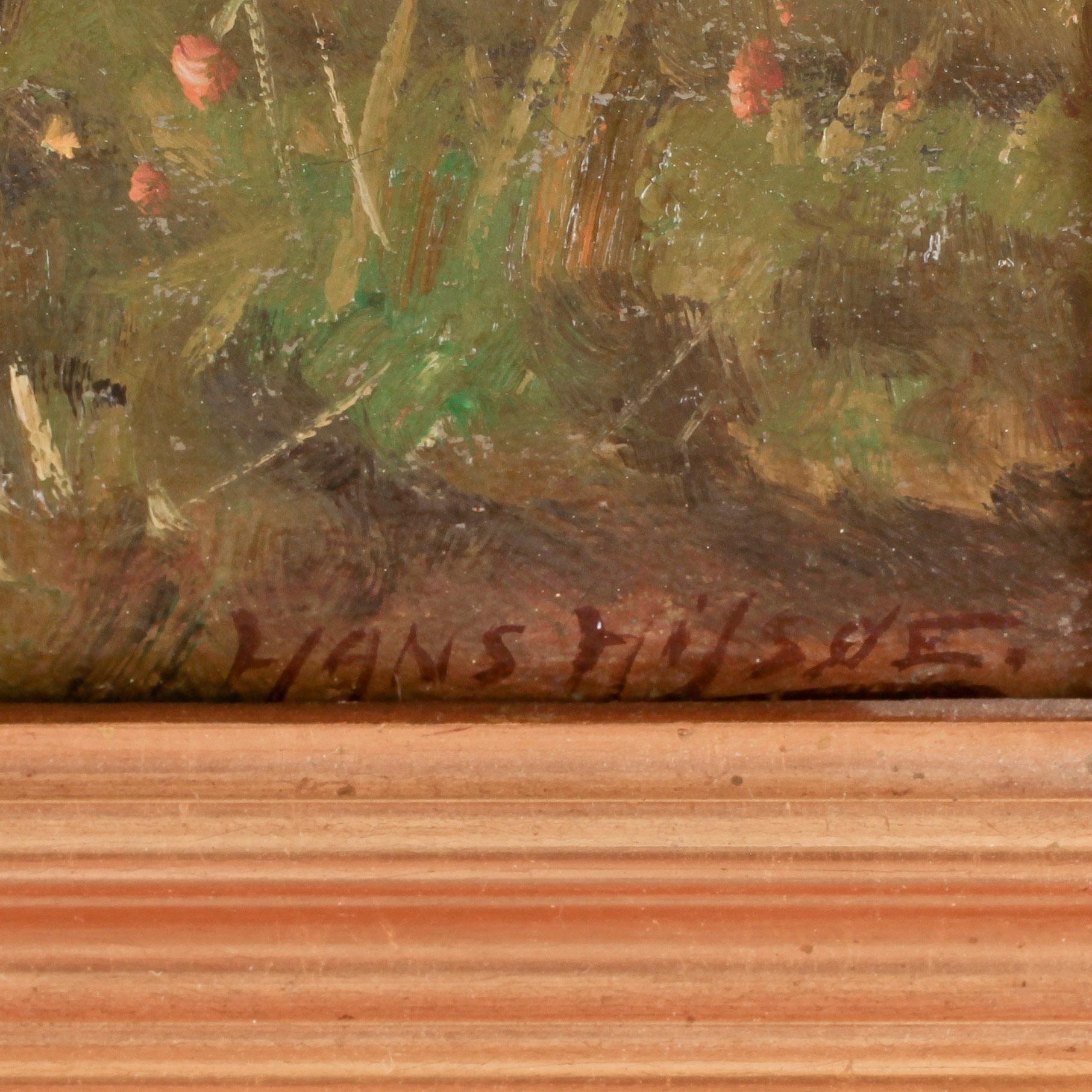 HANS HILSÖE, olja på duk, sign.