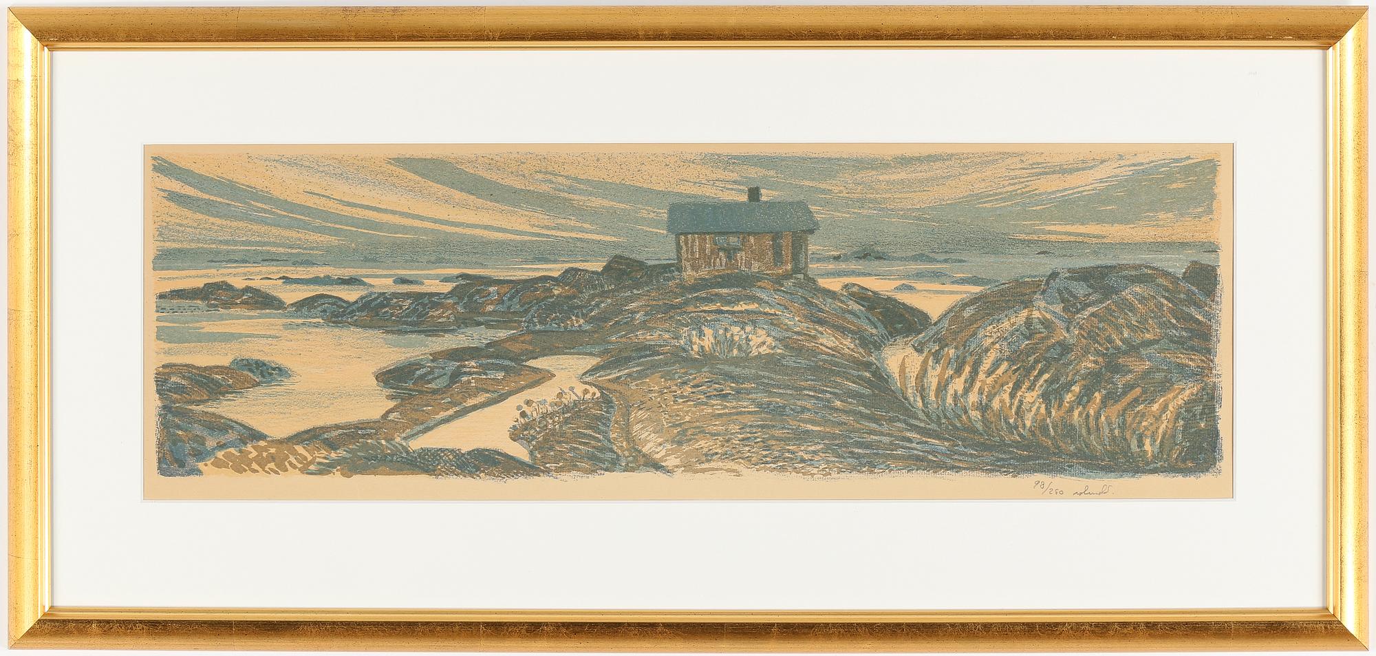 ROLAND SVENSSON, färglitografi, signerad och numrerad 98/250.