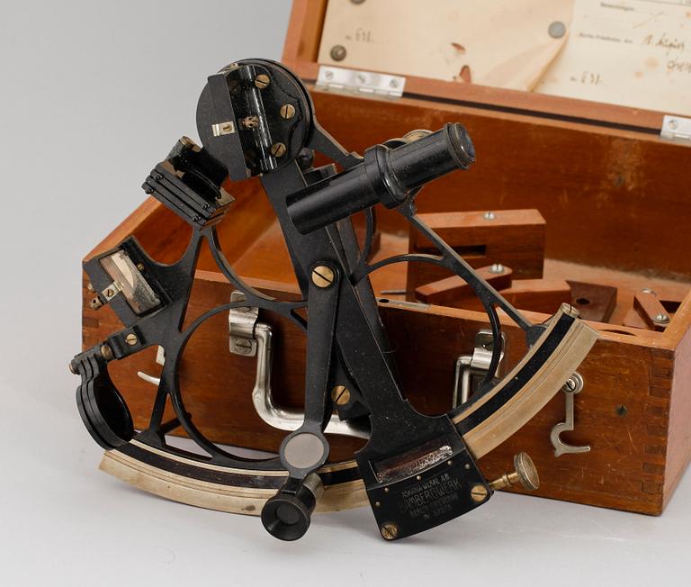 SEXTANT, Askania Werke AG, Bambergwerk, Berlin-Fridenau, 1920-tal.