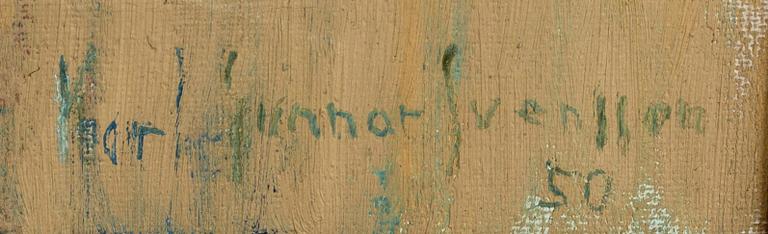 KARL GUNNAR SVENSSON, oil on canvas, signed and dated -50.