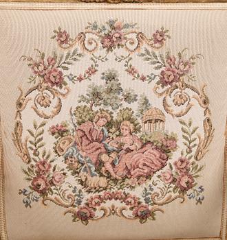 KARMSTOLAR, 1 par, Louis XVI stil, 1900-talets första hälft.