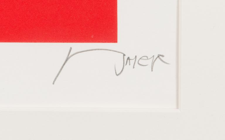 Jean Baier, silkscreen, signed and numbered 137/200.