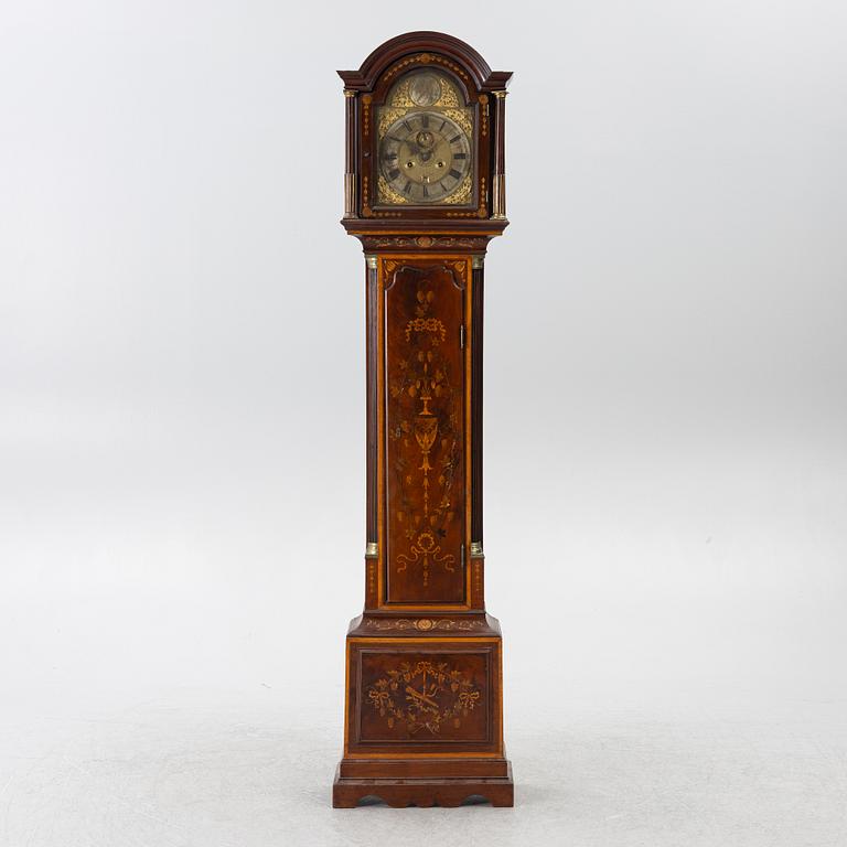 Longcase clock, Jonas Barber, Ratclif Cross, London, 18th century.
