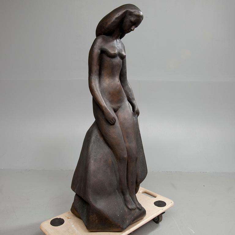 OKÄND KONSTNÄR, skulptur, brons, 1980-tal.