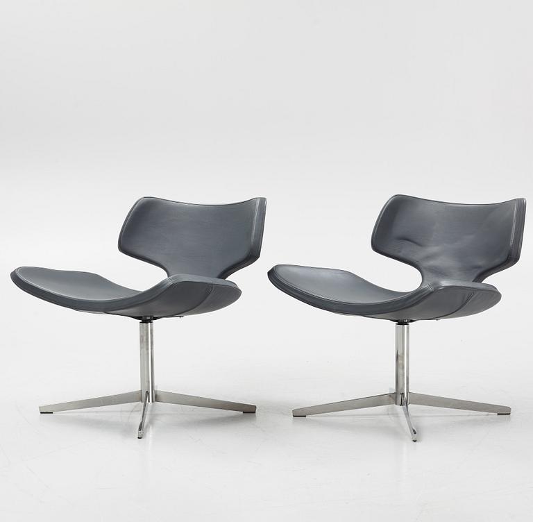 Steinar Hindenes, Tveit & Tornöe, fåtöljer ett par, "Bone", Materia, 2000-tal.