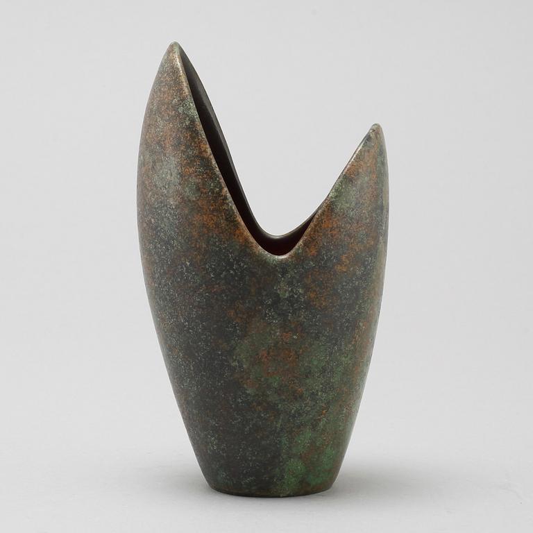 A signed ceramic vase by Hans Hedberg, Biot, France.