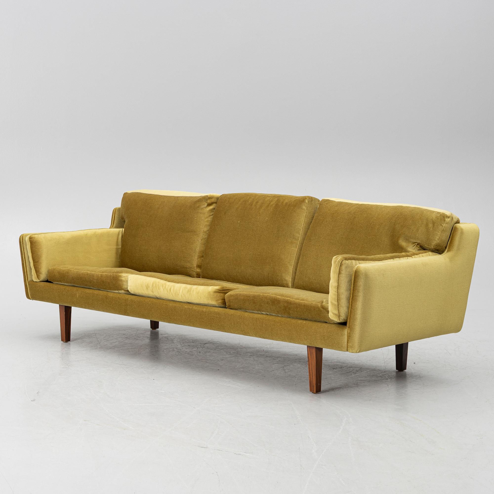 Illum Wikkelsø, sofa, Denmark, 1960s/70s.