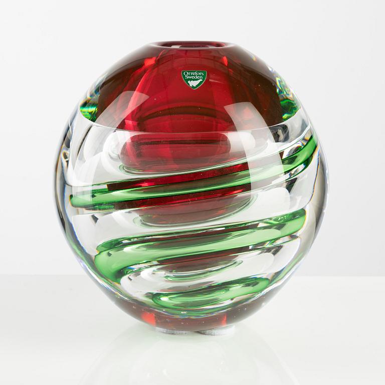 Lars Hellsten, vaser, 2 st, Orrefors.