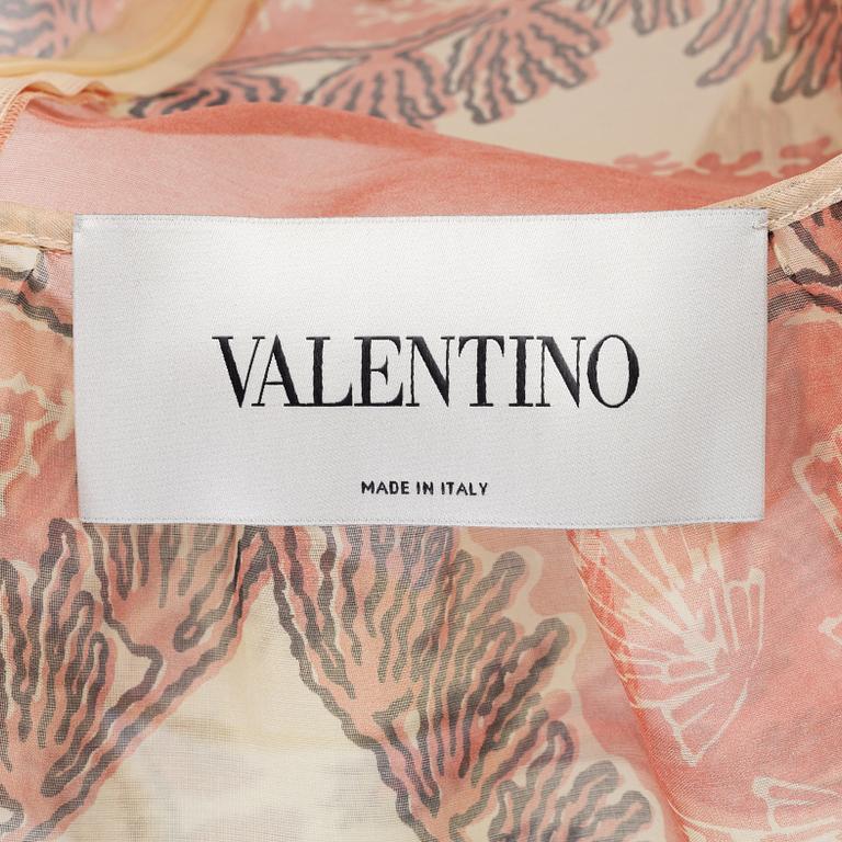 Valentino, a silk and cotton dress, size 38.