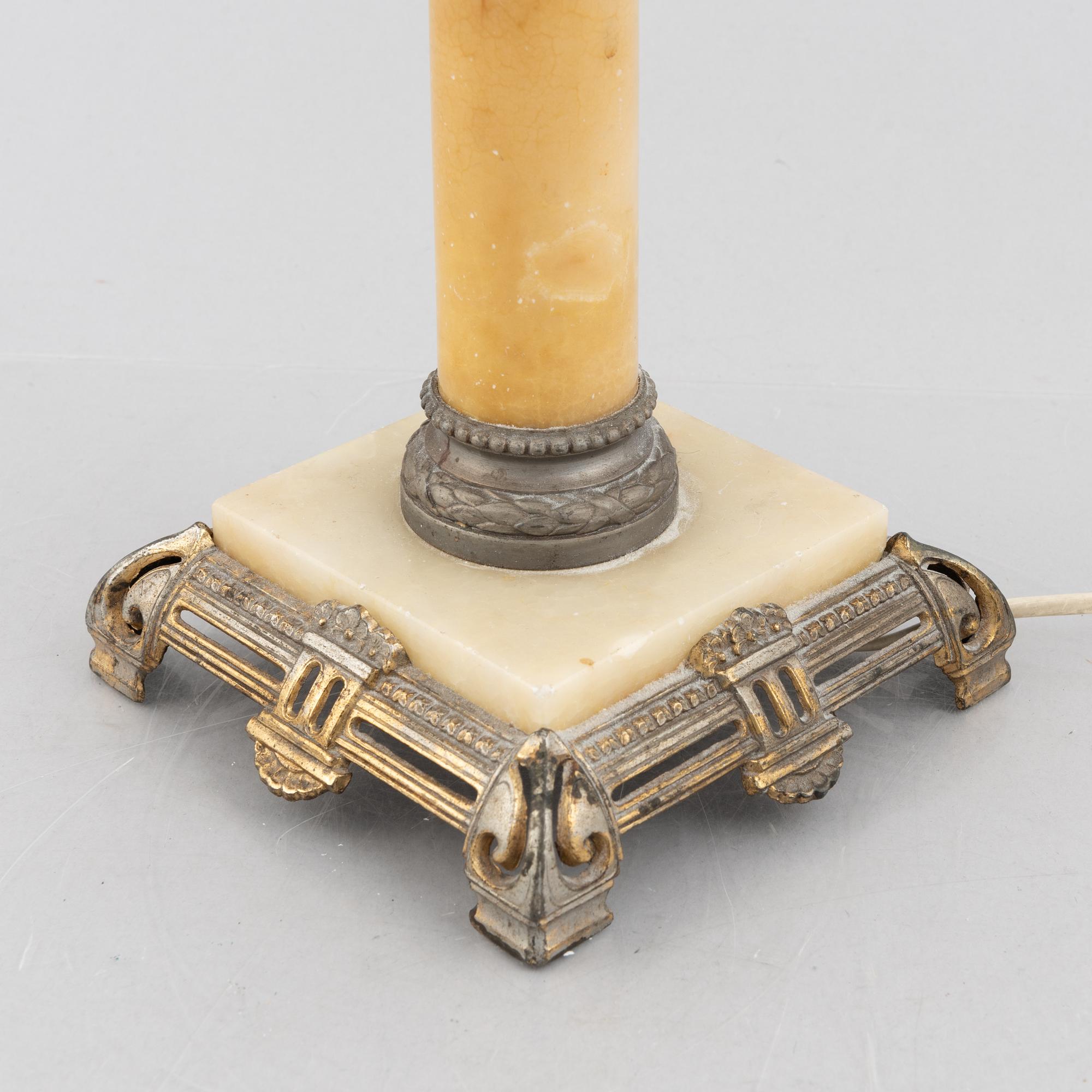 An Empire style table lamp, first half of the 20th century.