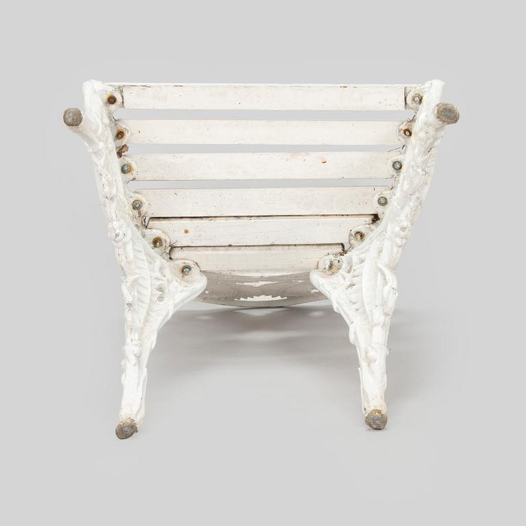 Trädgårdsstol, "Ormbunke", Melins Anderstorp, 1900-talets andra hälft.