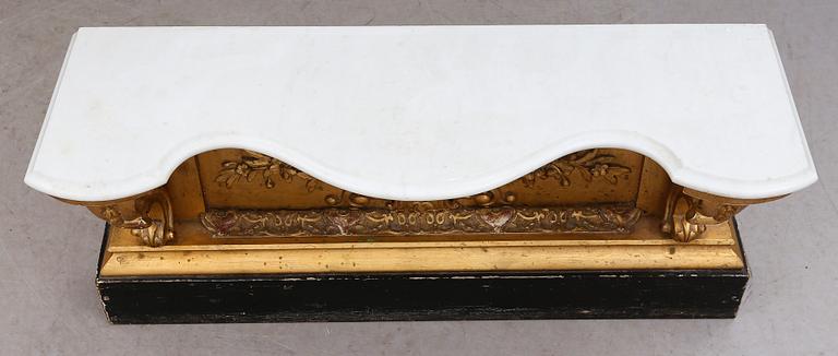 SPEGEL MED KONSOLBORD, 1800-talets andra hälft.