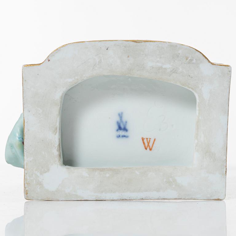 Two porcelain figurines, including one after Michel Victor Acier, Meissen, Germany, 19th century/around 1900.