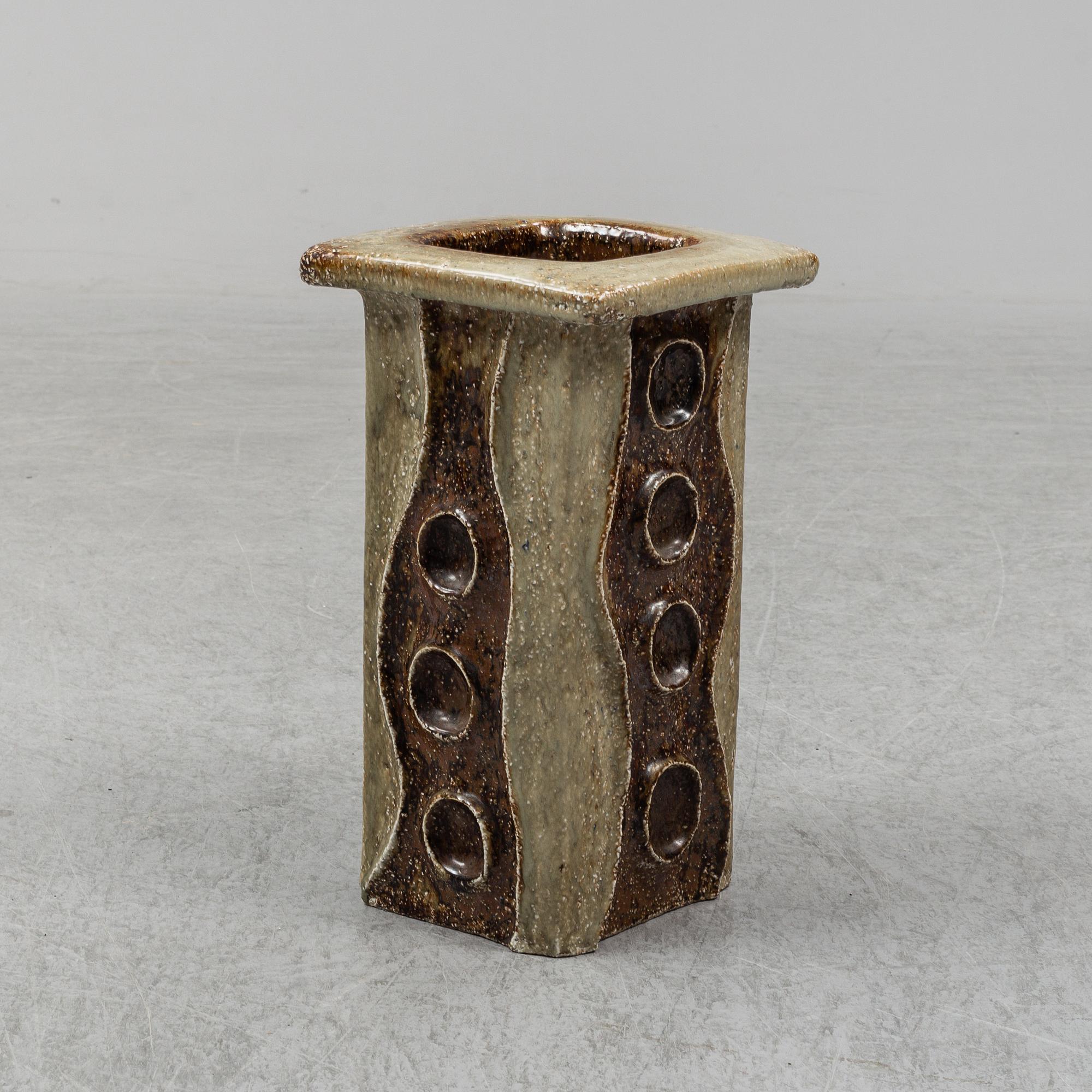 BERTIL LUNDGREN, a stoneware vase signed, Rörstrand.