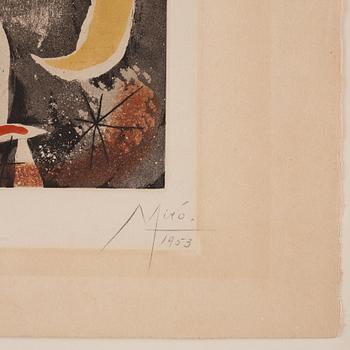 Joan Miró, ”Plate II”, From: ”Série III”.