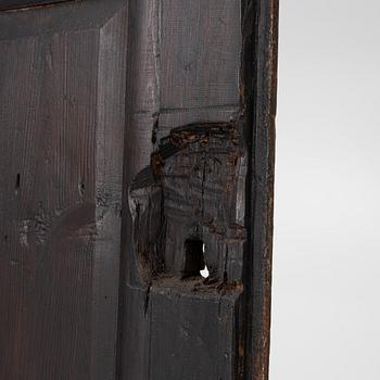 Hanging cabinet, folk art, 18th century.