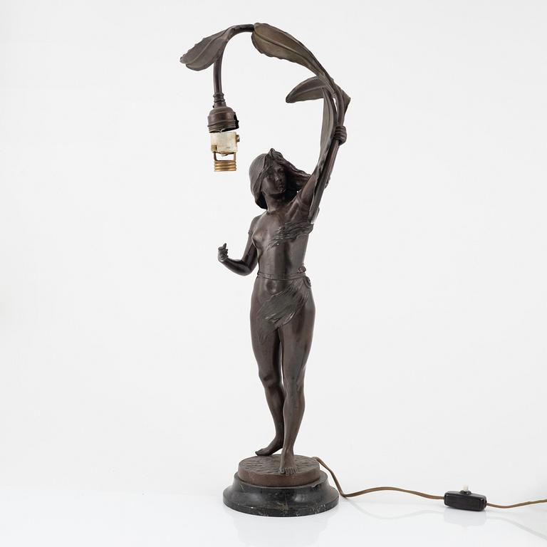 Table lamp, first half of the 20th century.