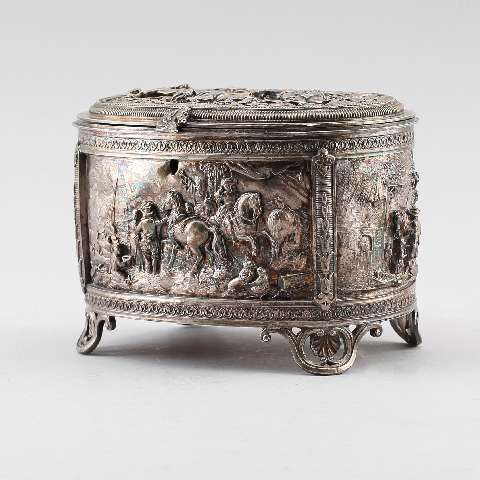 SKRIN, argent haché, möjligen Frankrike, 1800-talets andra hälft.