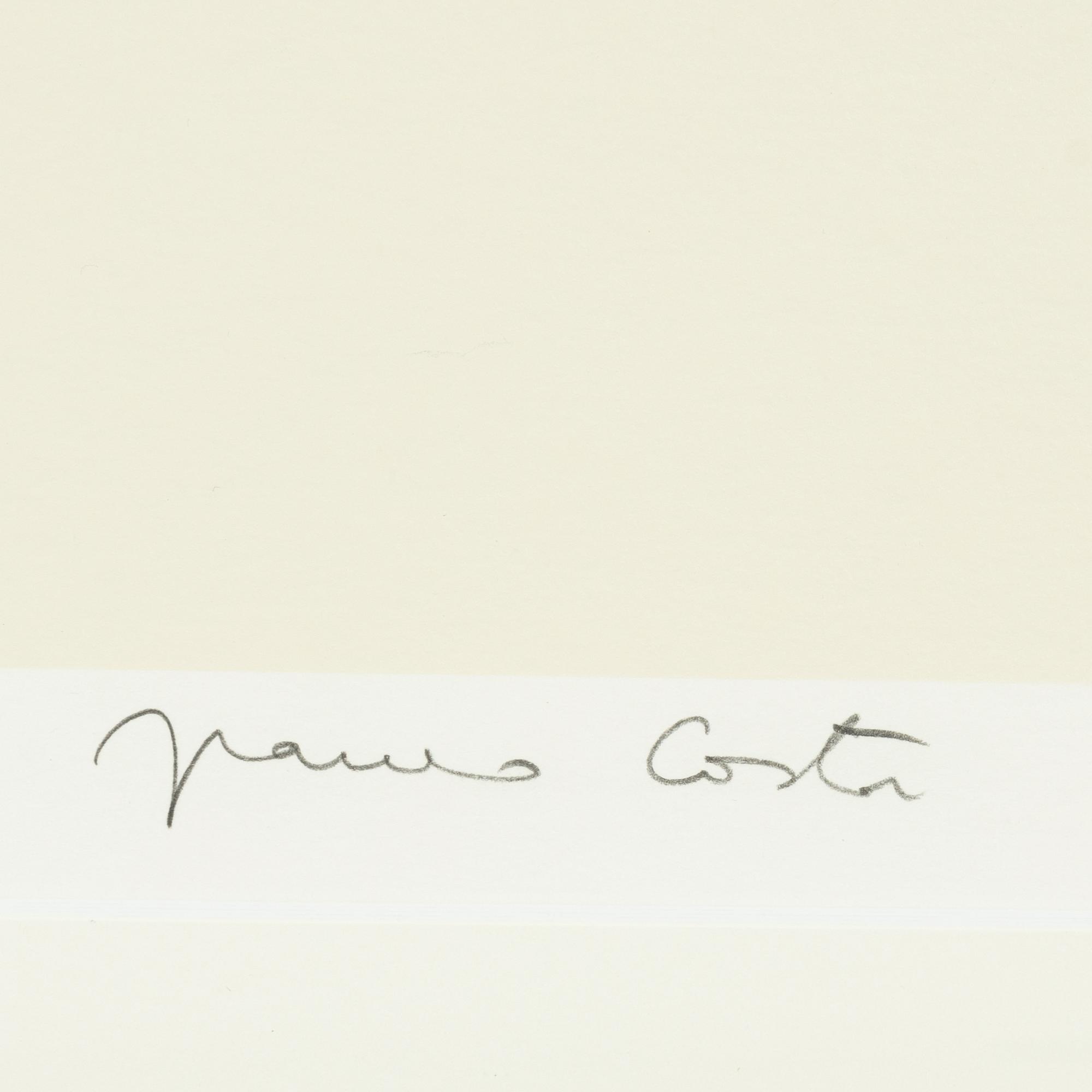 Franco Costa, färgserigrafi, signerad 143/250.